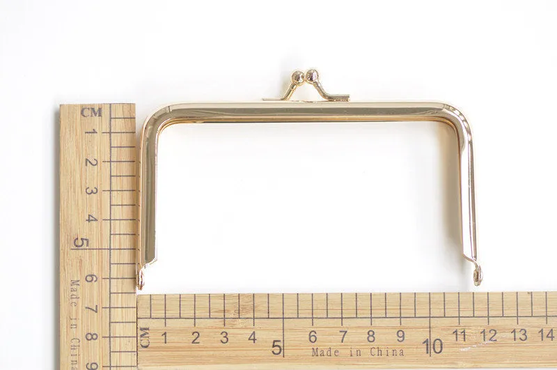 11.5x6.3cm Light Gold Purse Frame Handle Purse Frame Wedding Bag 11.5x6.3cm