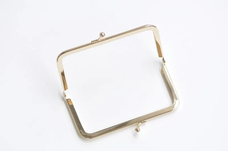 11.5x6.3cm Light Gold Purse Frame Handle Purse Frame Wedding Bag 11.5x6.3cm