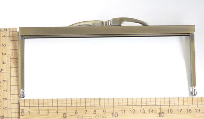 19cm Bronze Purse Frame Clutch Purse Frame 19cm x 7.7cm