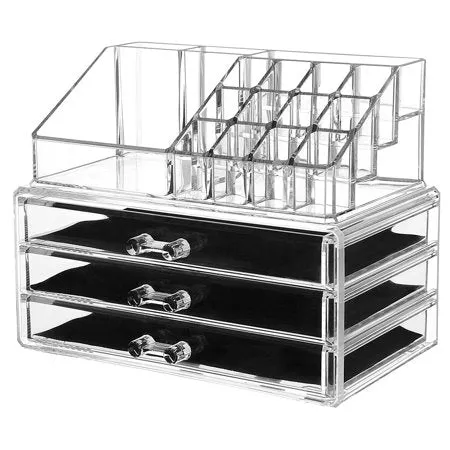 3 Drawer Acrylic Cosmetic Organizer