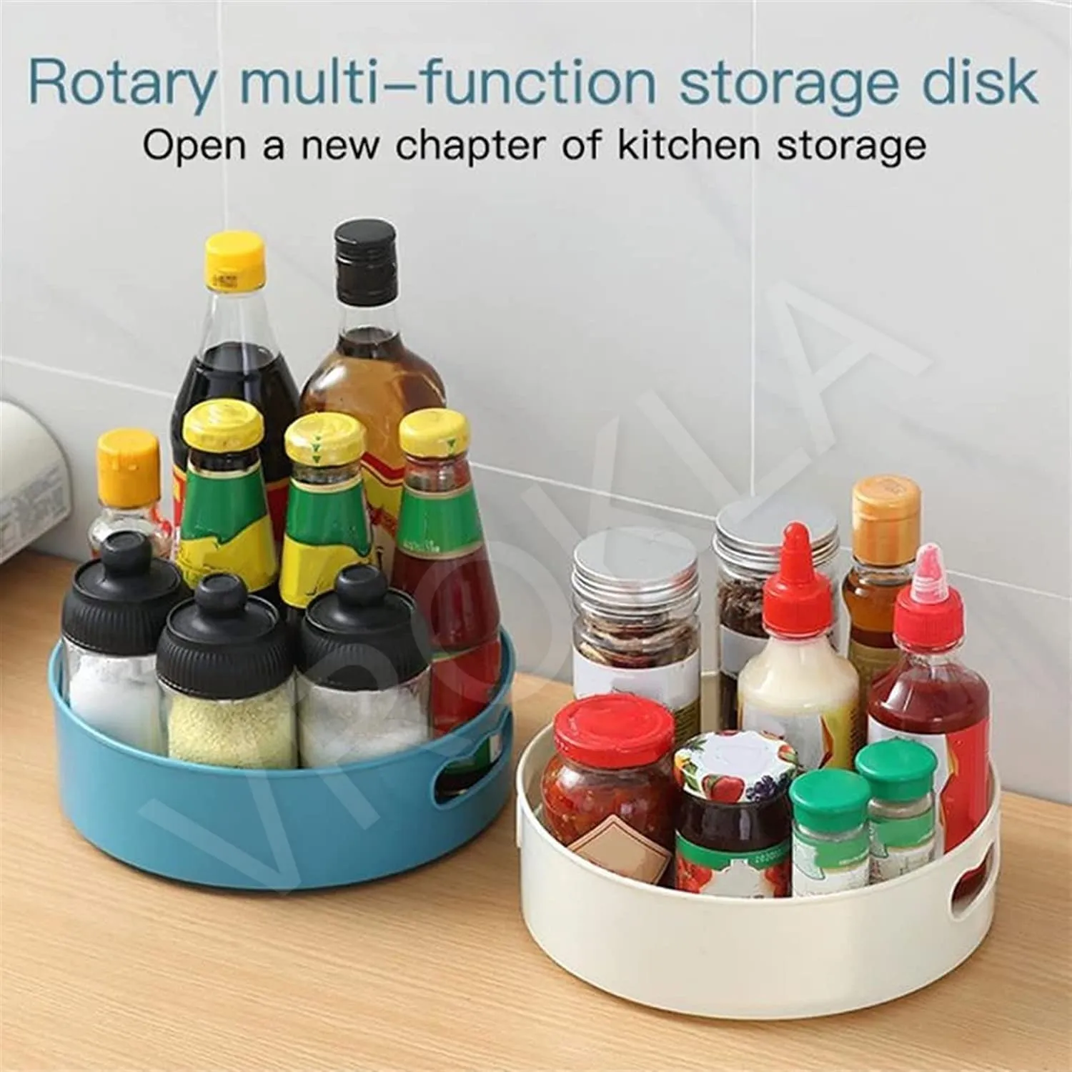 360° Rotating Kitchen Organizer Tray