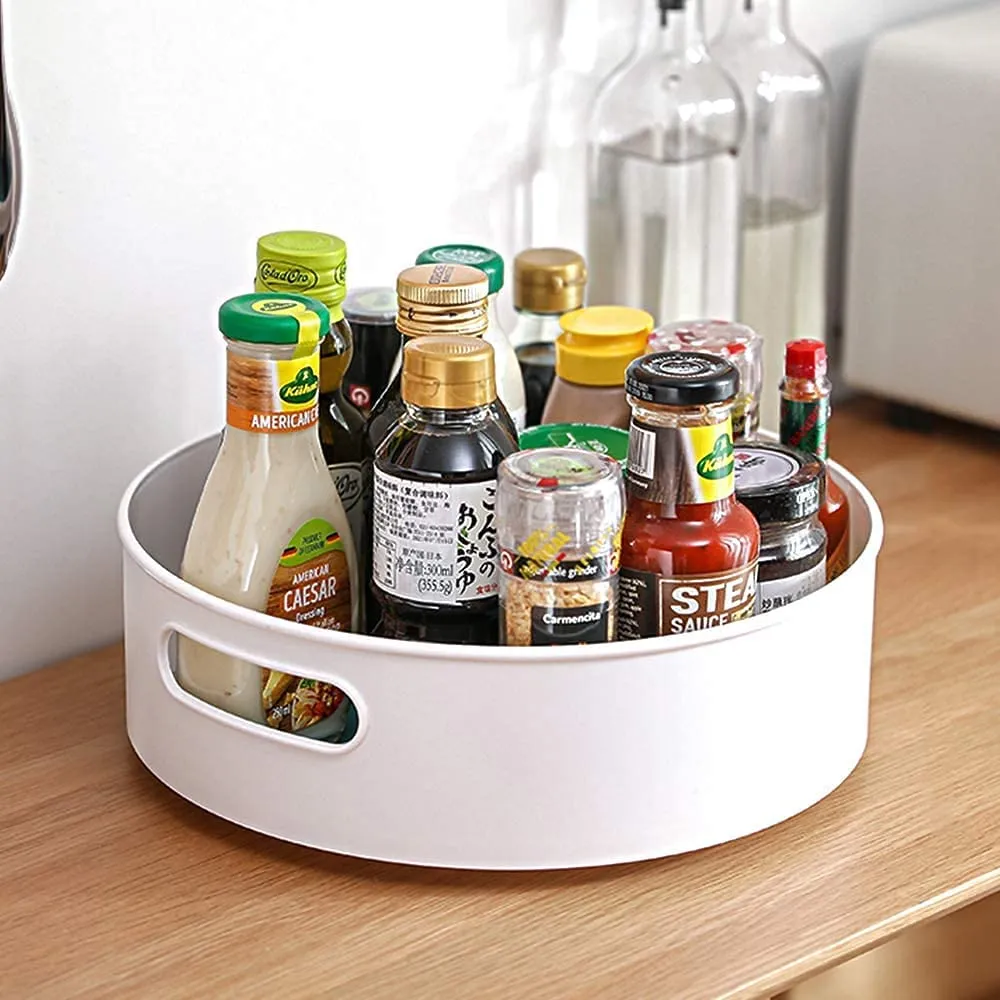 360° Rotating Kitchen Organizer Tray