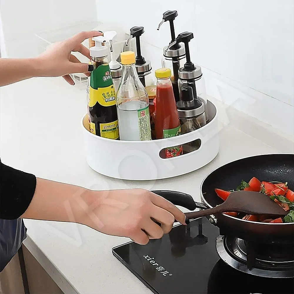 360° Rotating Kitchen Organizer Tray