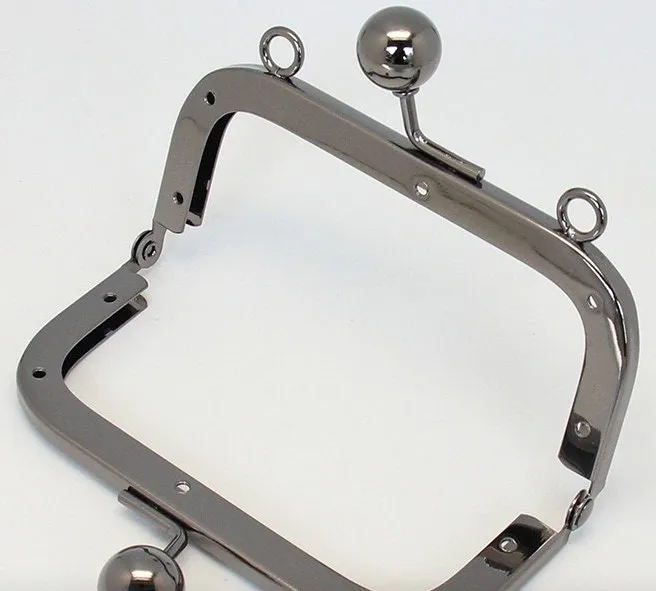 4" ( 11.5cm) Purse Frame Ball Head Clutch With Screws Pick Color