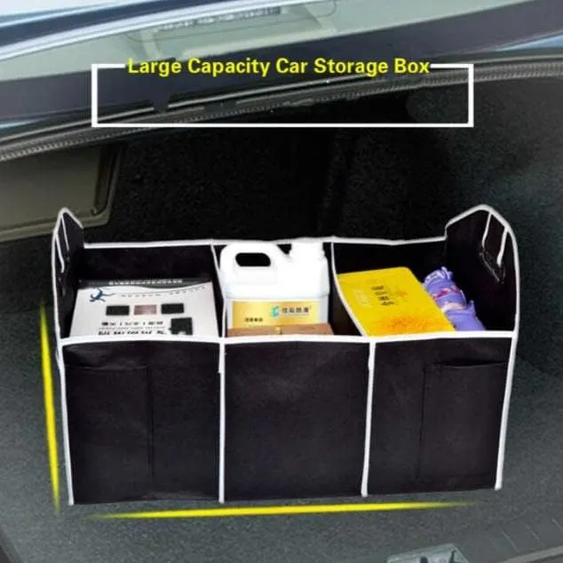 50X 32X 32Cm Collapsible Car Boot Organizer