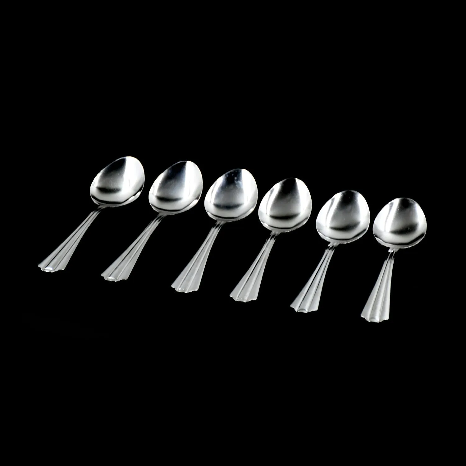 5933 Stainless Steel Spoon Set of 6, Table Spoon Great Housewarming Gift, Food Grade Silverware for Home, Kitchen or Restaurant - Mirror Polished