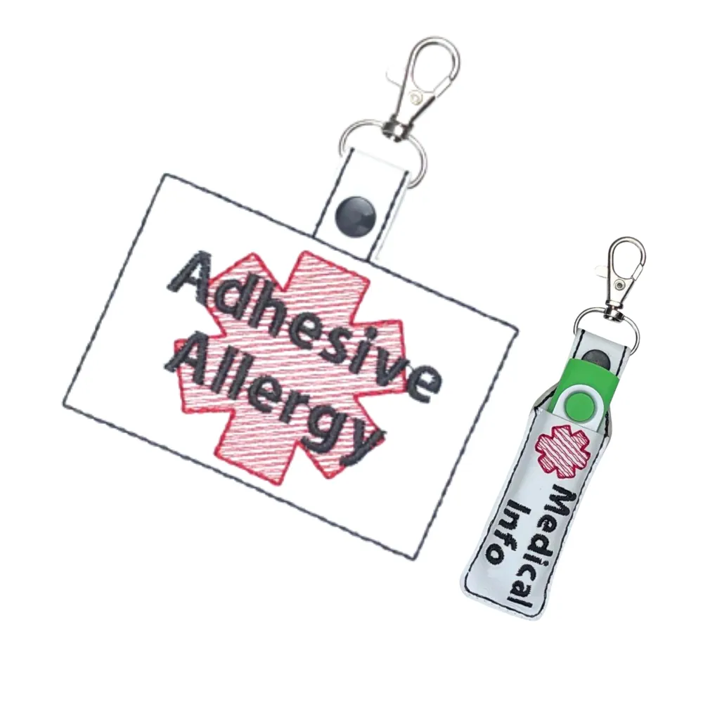 Adhesive Allergy Bag Tag