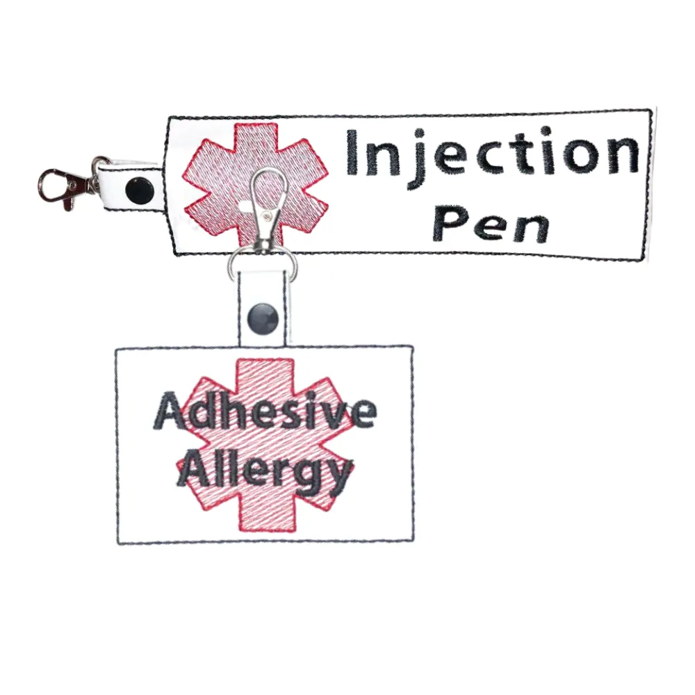 Adhesive Allergy Bag Tag