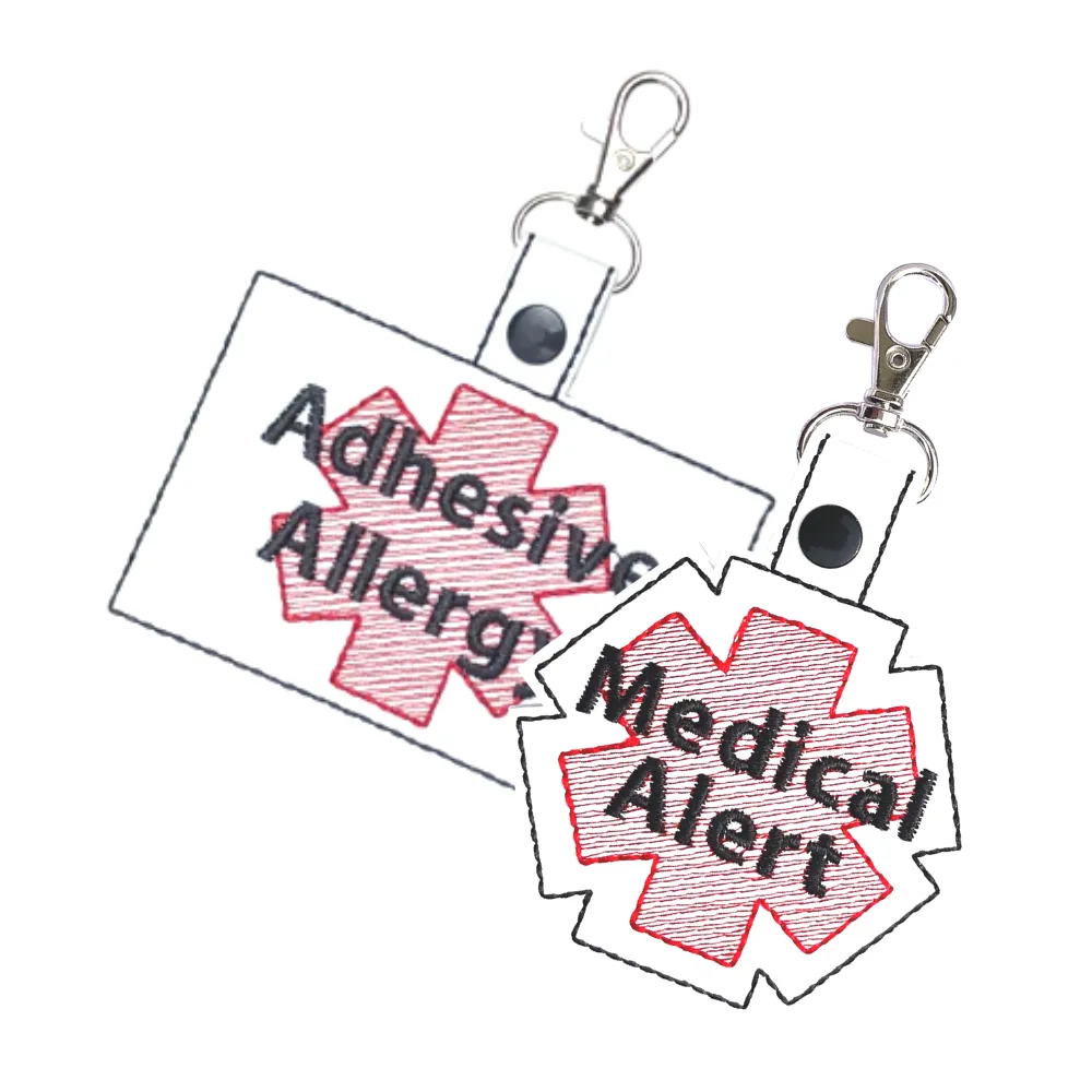 Adhesive Allergy Bag Tag