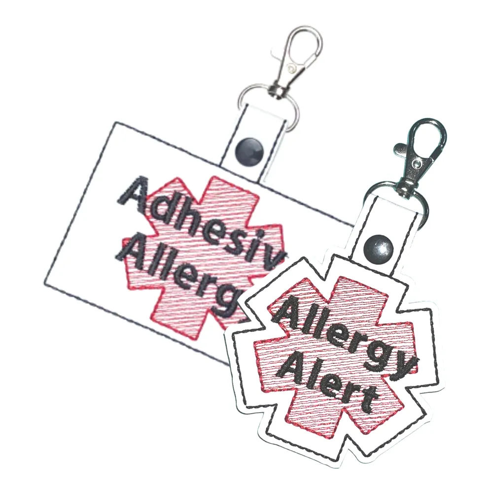 Adhesive Allergy Bag Tag