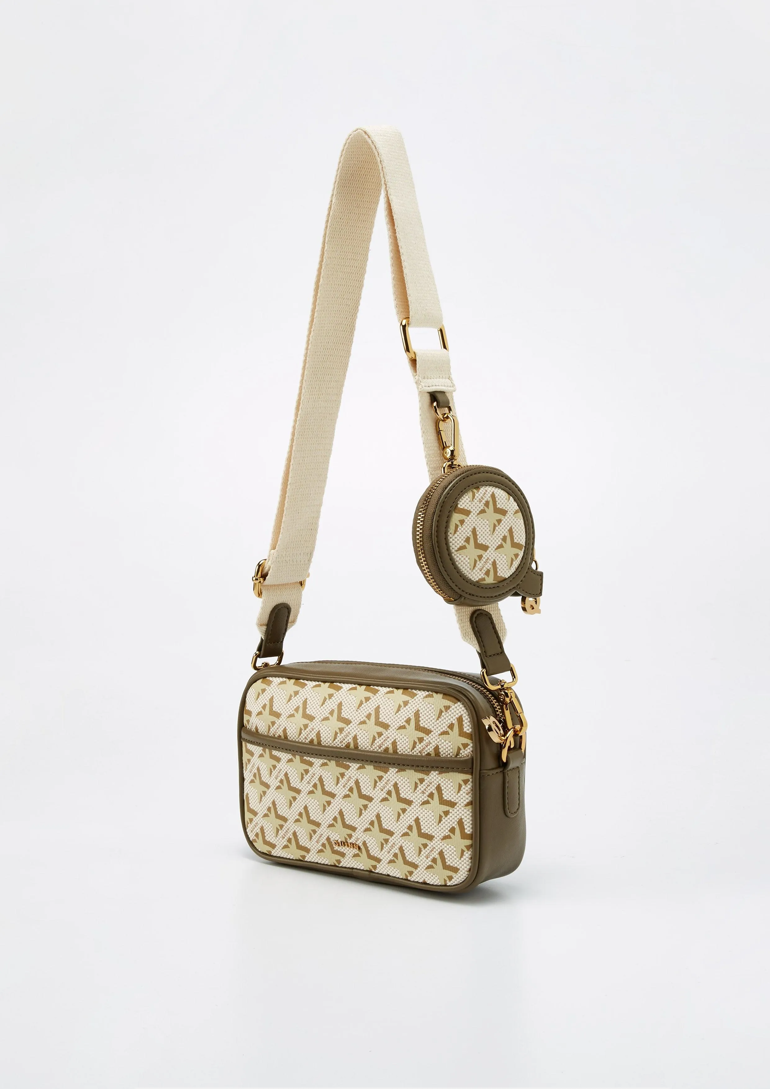 Alaska Q Monogram Crossbody Bag