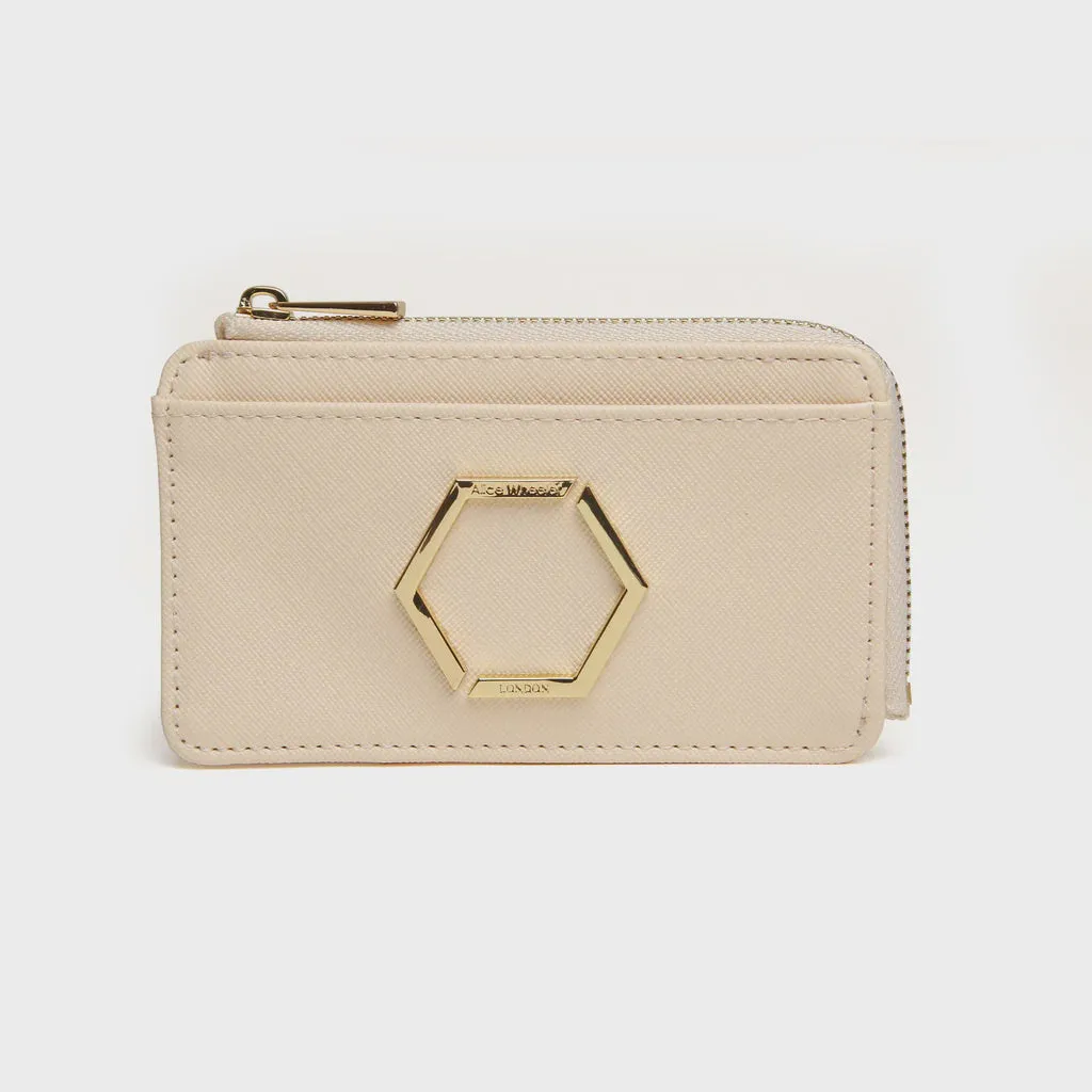 Alice Wheeler Bath Coin Purse - Cream