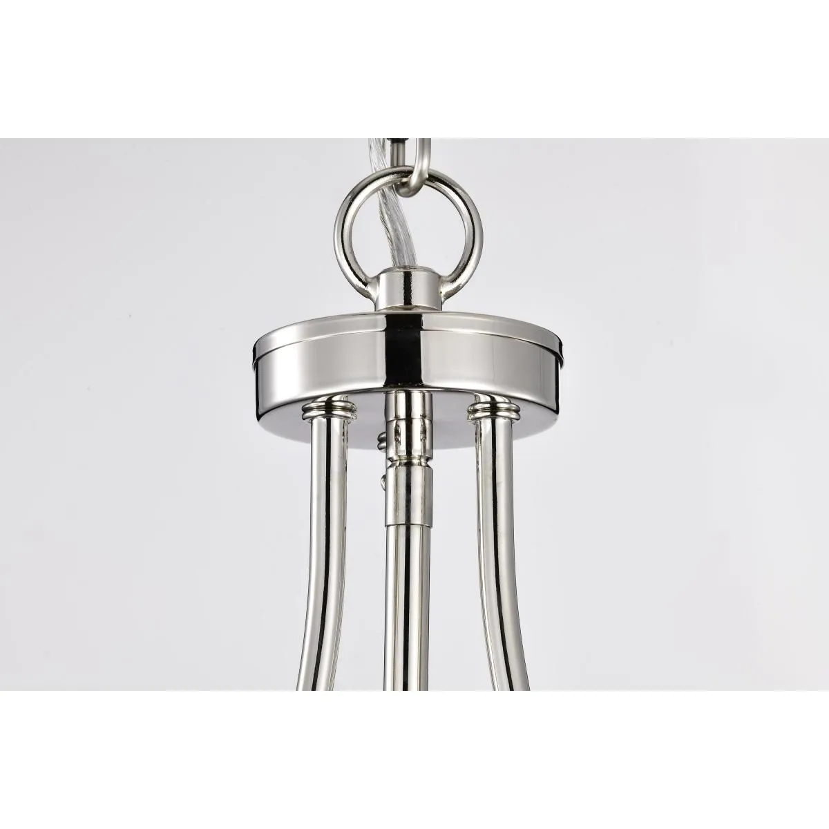 Amado 14 in. 3 lights Pendant Light Polished Nickel Finish