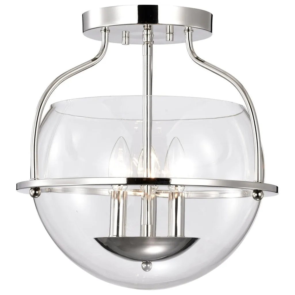 AMADO 3 LIGHT SEMI FLUSH MOUNT