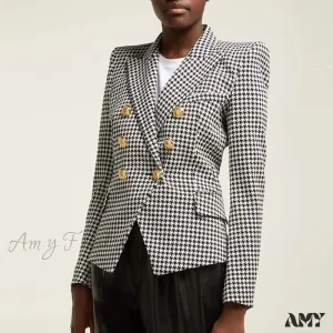 Amy Fashion - Stylish Button Up Blazer