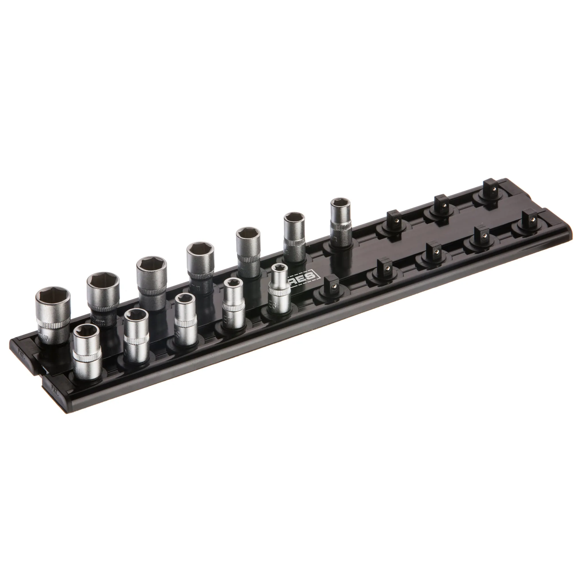 ARES 70178 - 1/4" 20-Piece Magnetic Socket Rail