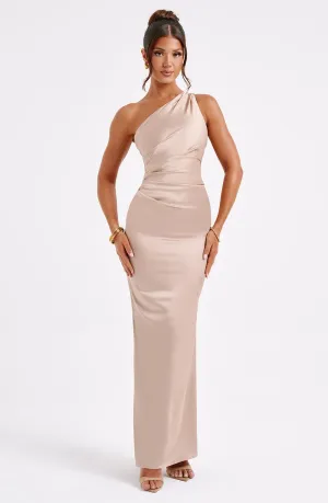 Arizona Maxi Graceful Dress - Champagne