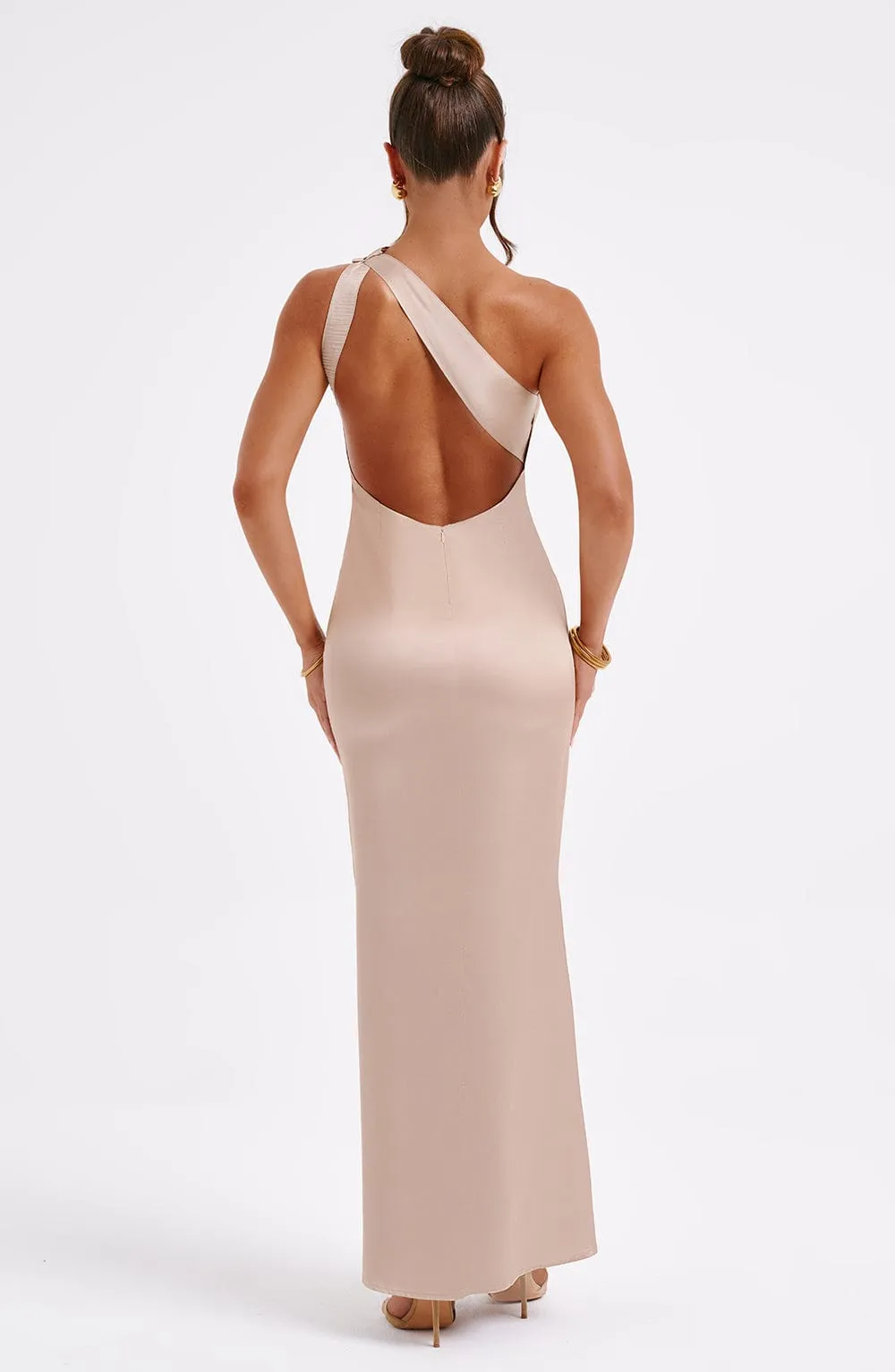 Arizona Maxi Graceful Dress - Champagne