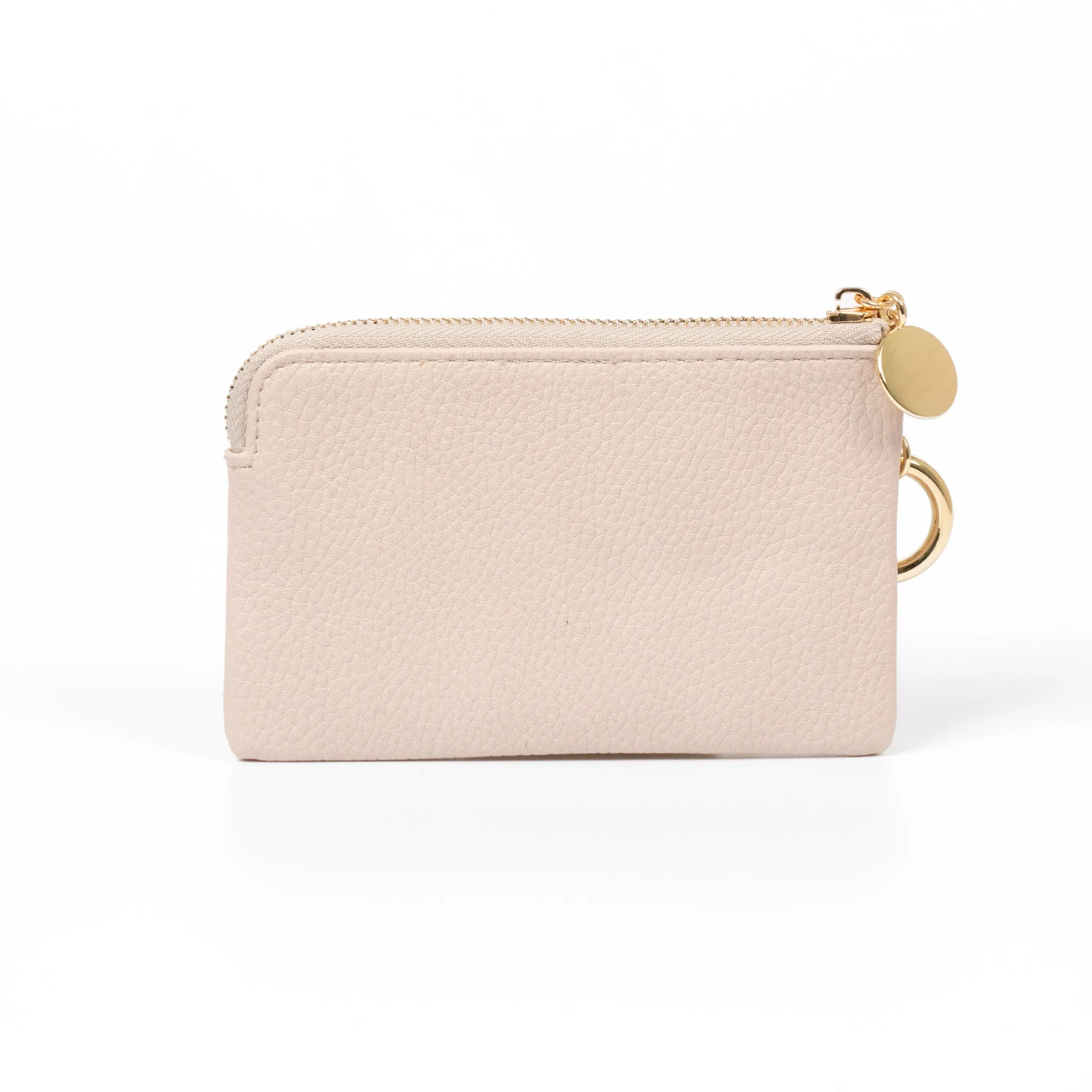 Arlo Small Coin Purse - Nude, Faux Leather