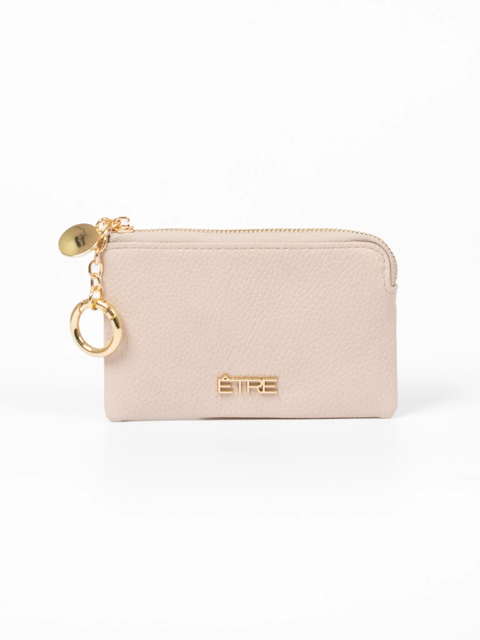 Arlo Small Coin Purse - Nude, Faux Leather