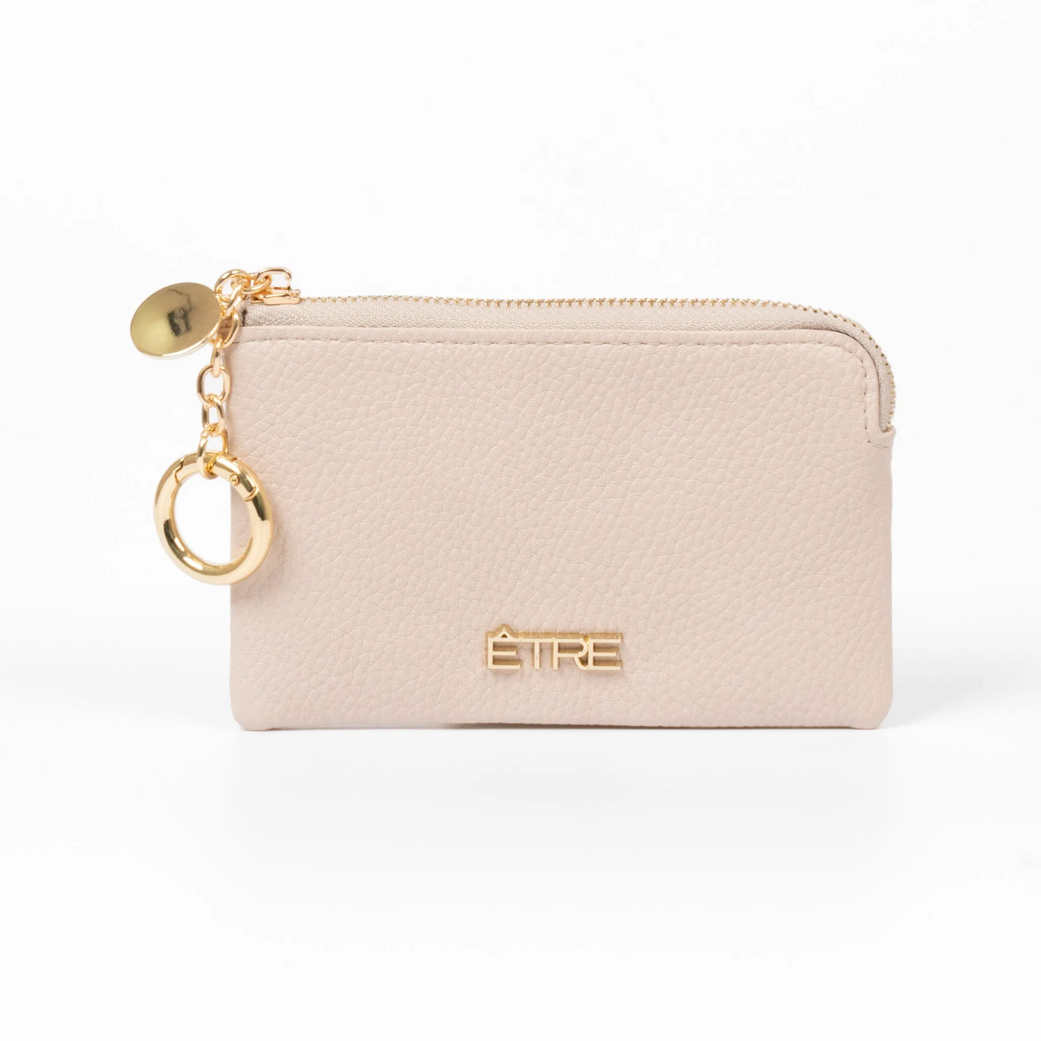 Arlo Small Coin Purse - Nude, Faux Leather