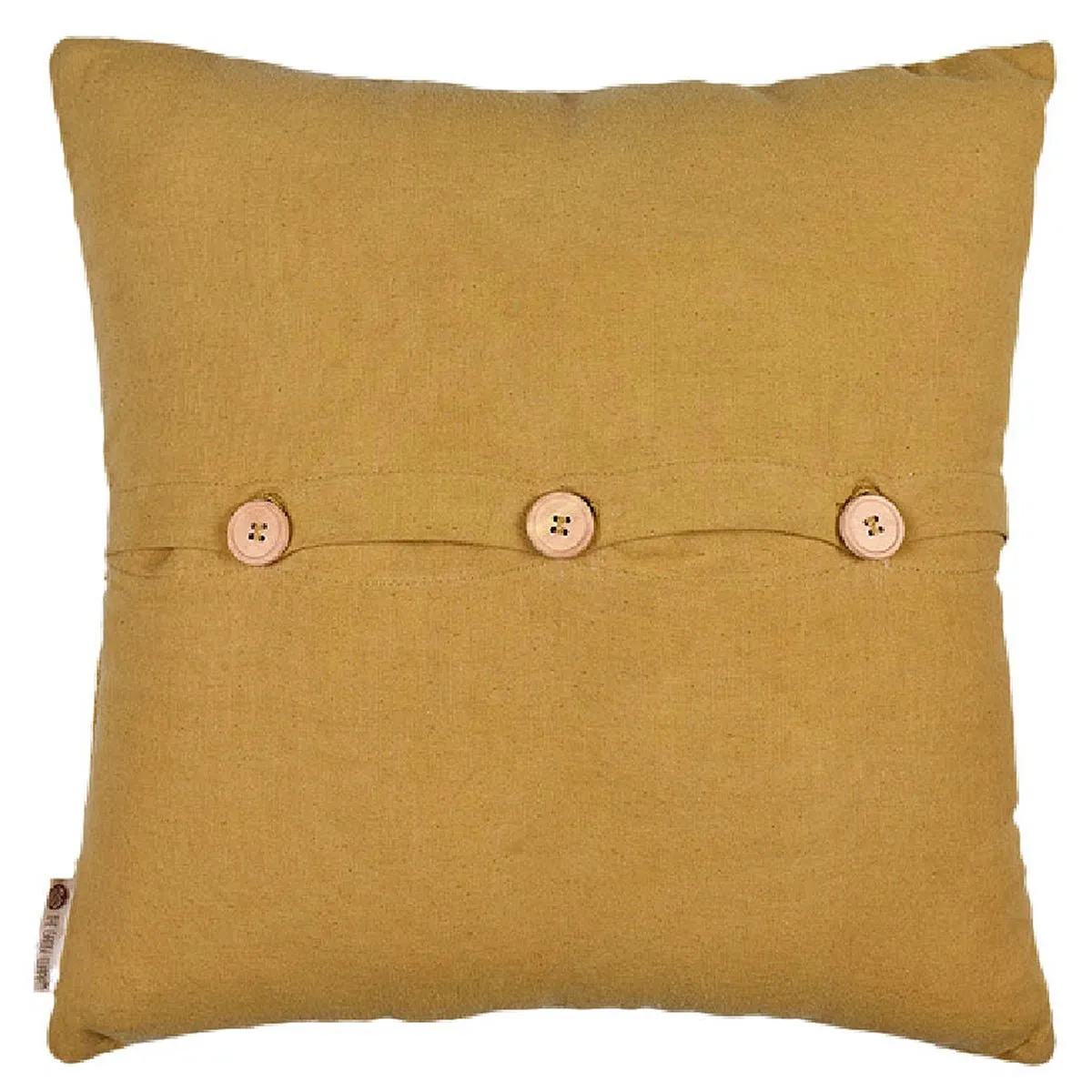 Atrisuta Solids Cushion Cover (Camel Yellow)