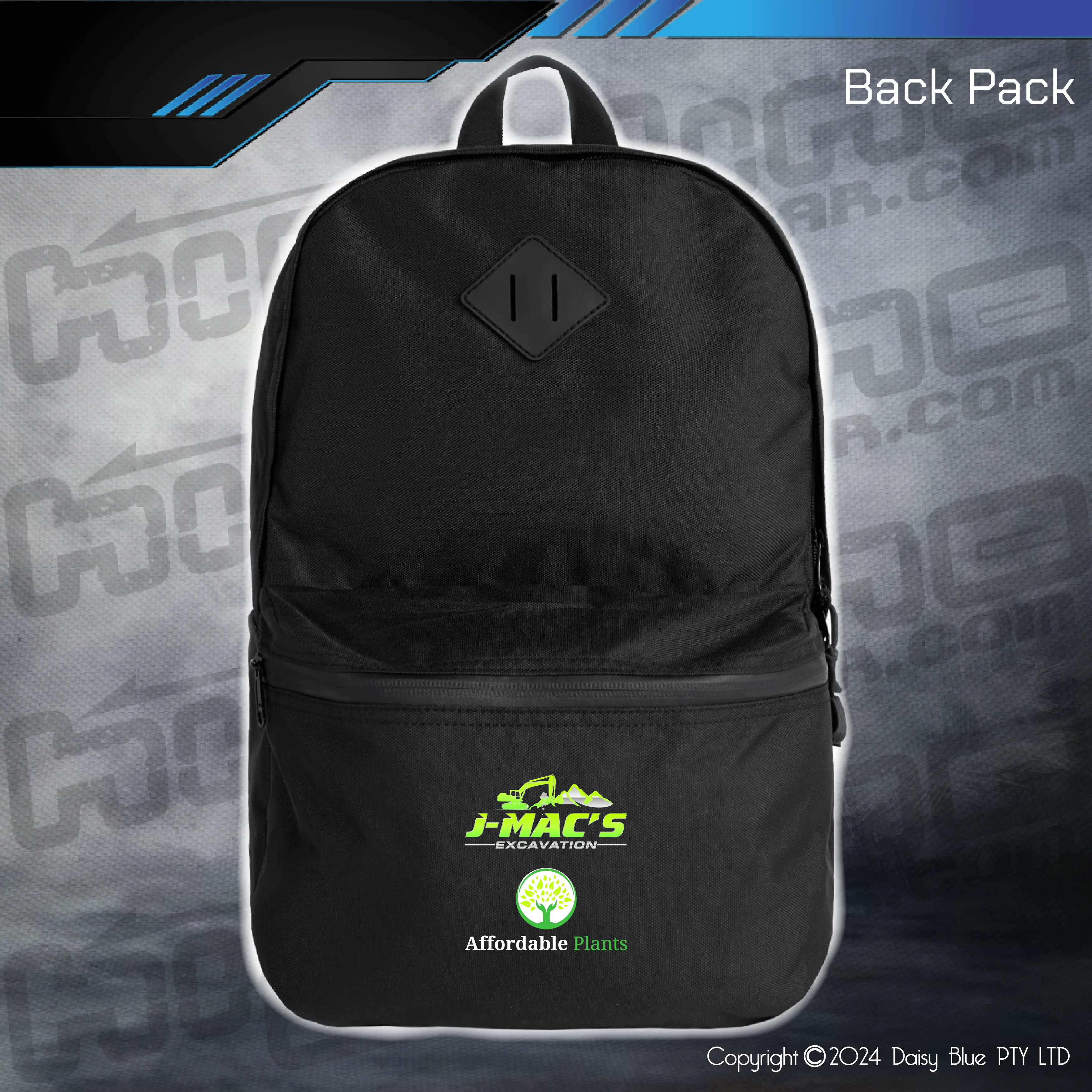 Back Pack - JMAC Excavations/Affordable Plants