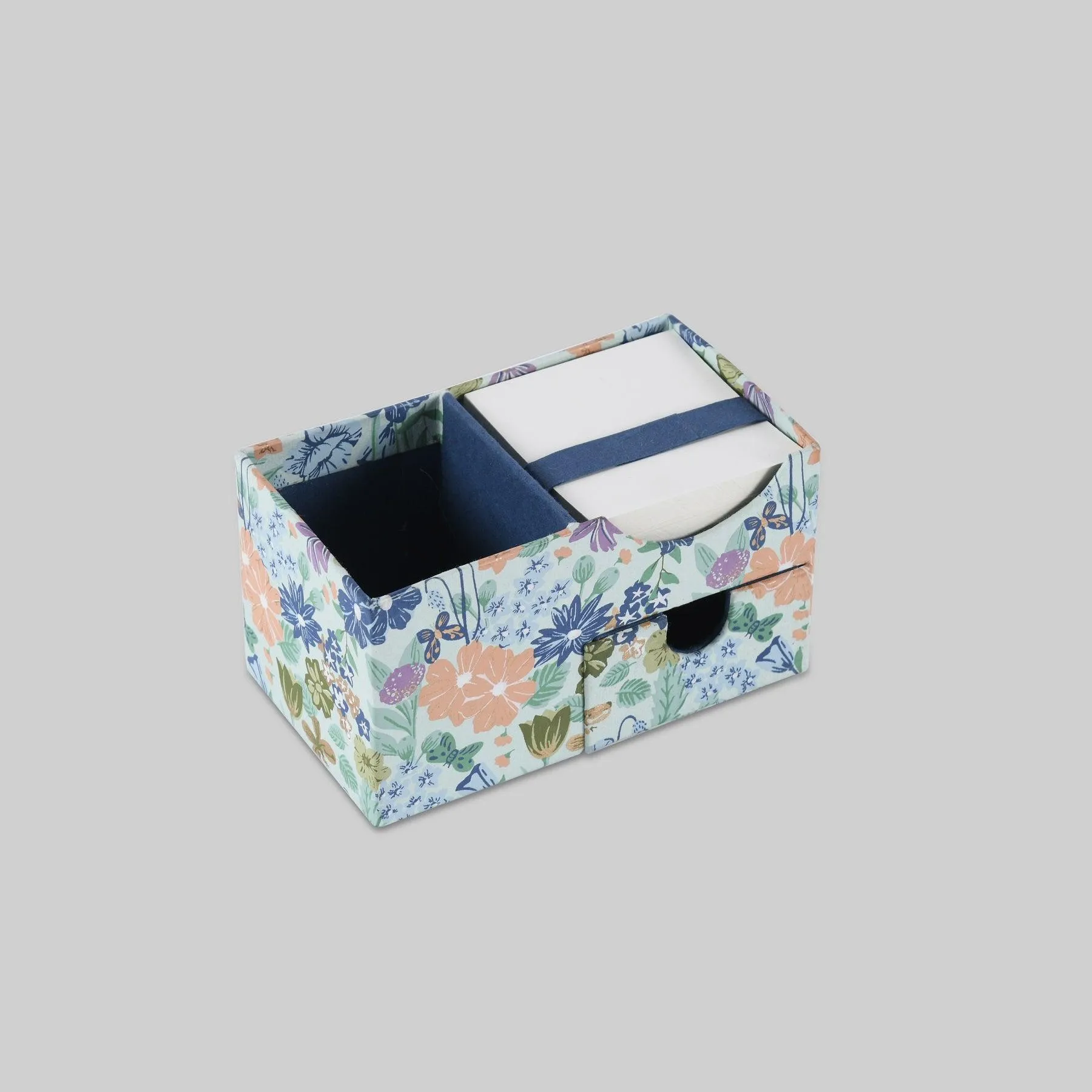 Bageecha Blue Cube Desk Organiser