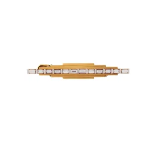 BAGUETTE DIAMOND TIE CLIP