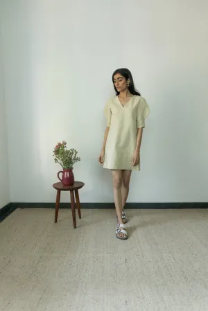 Beige Casual Mini Dress