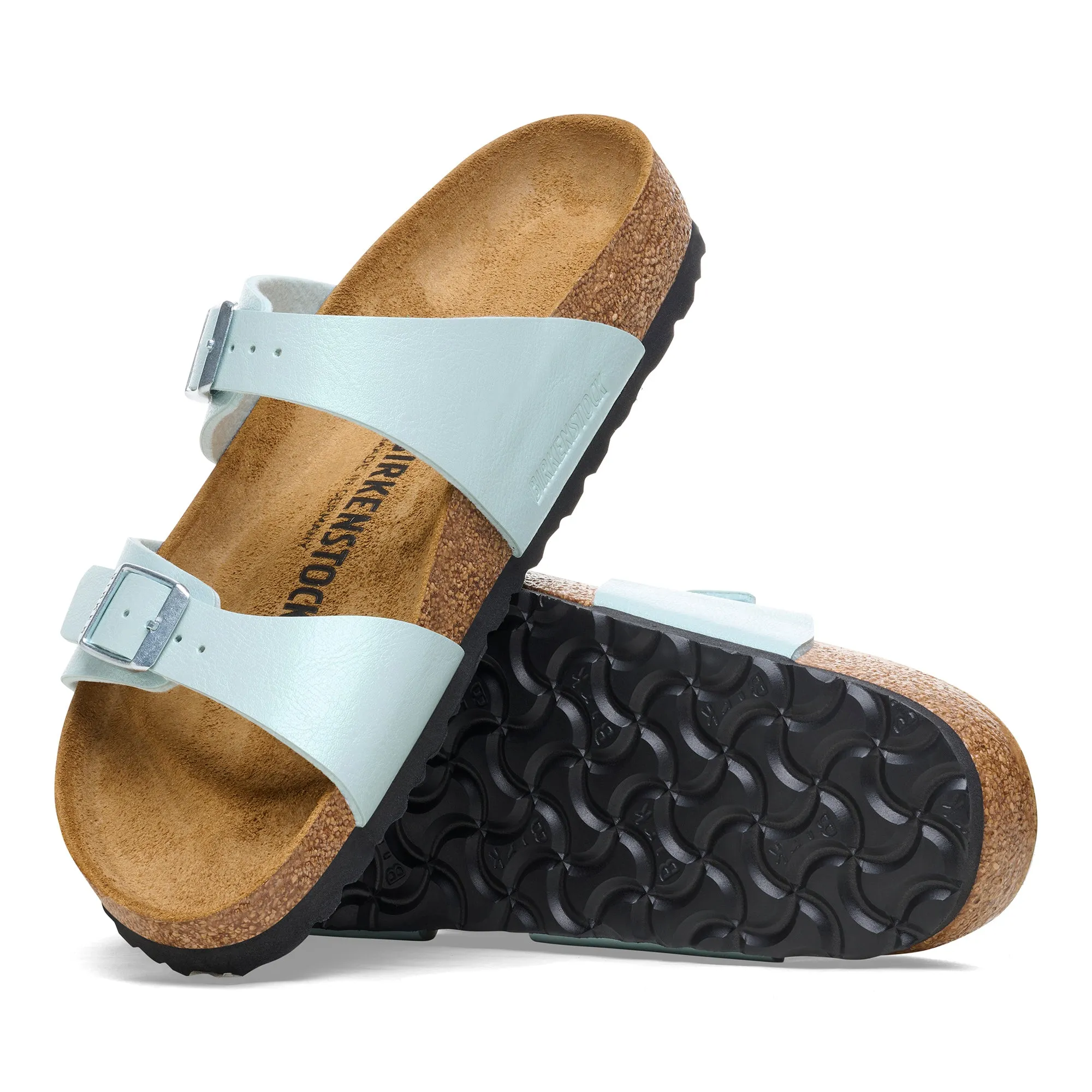 Birkenstock Sydney graceful surf green Birko-Flor