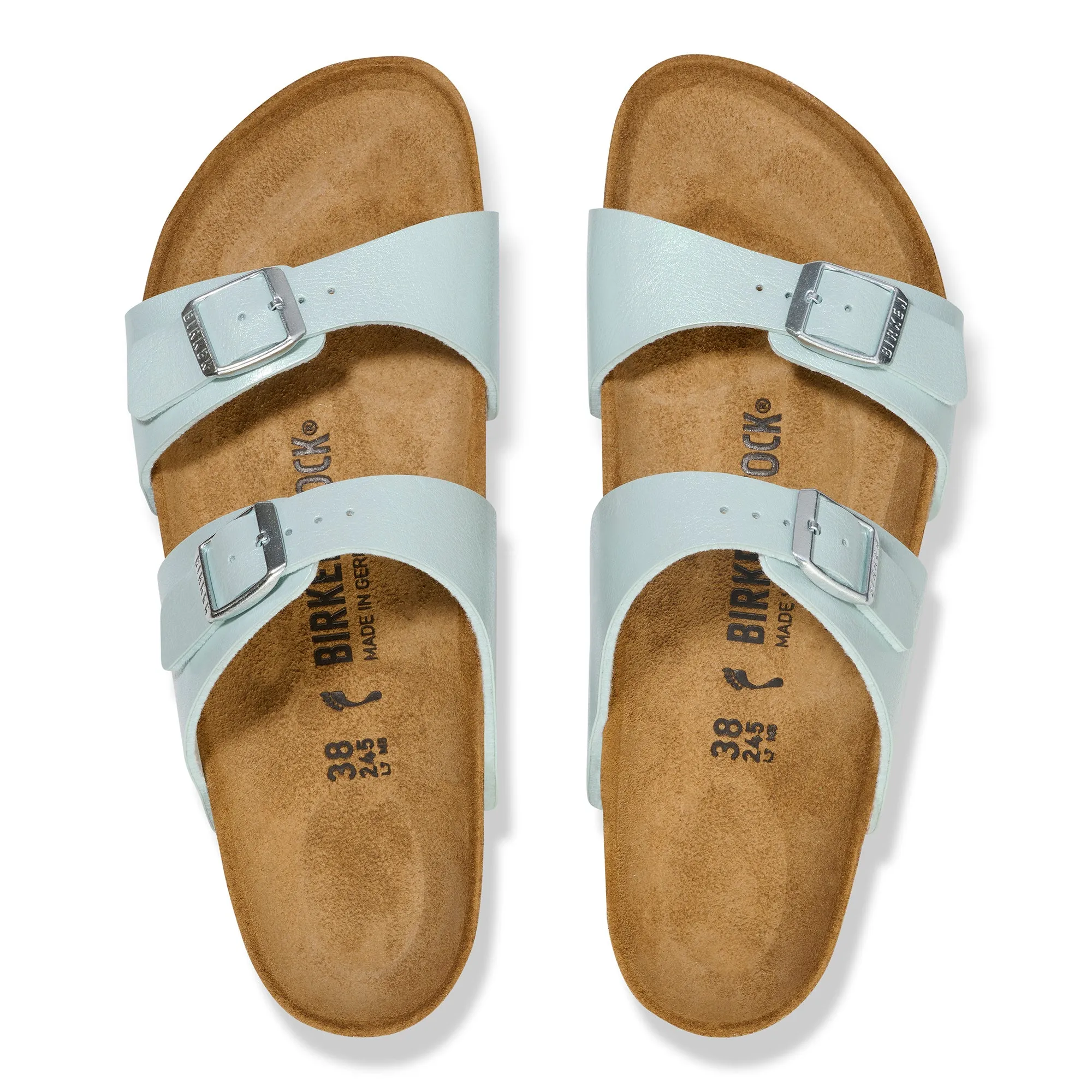 Birkenstock Sydney graceful surf green Birko-Flor