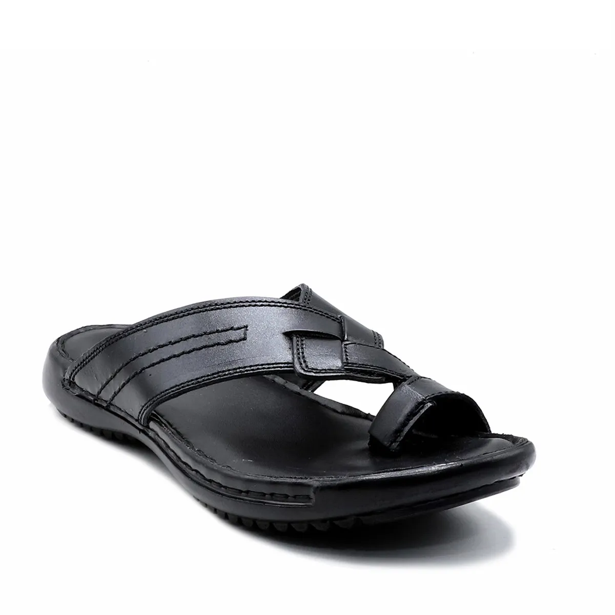 Black Casual Chappal M00100002