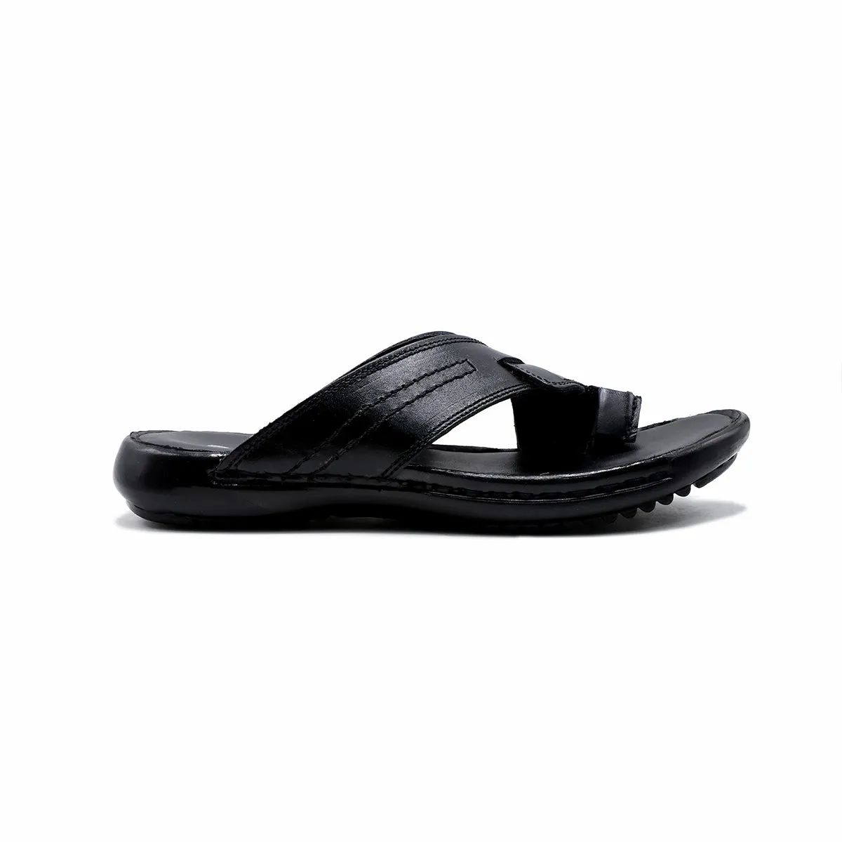 Black Casual Chappal M00100002