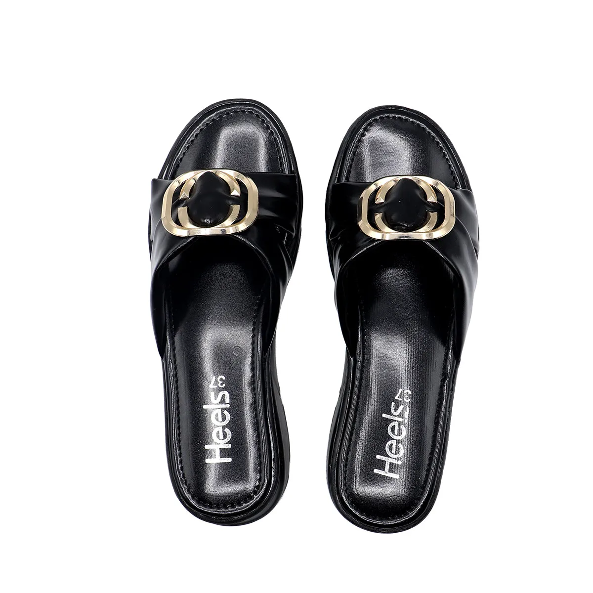 Black Casual Slipper 074179