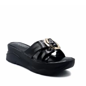 Black Casual Slipper 074179