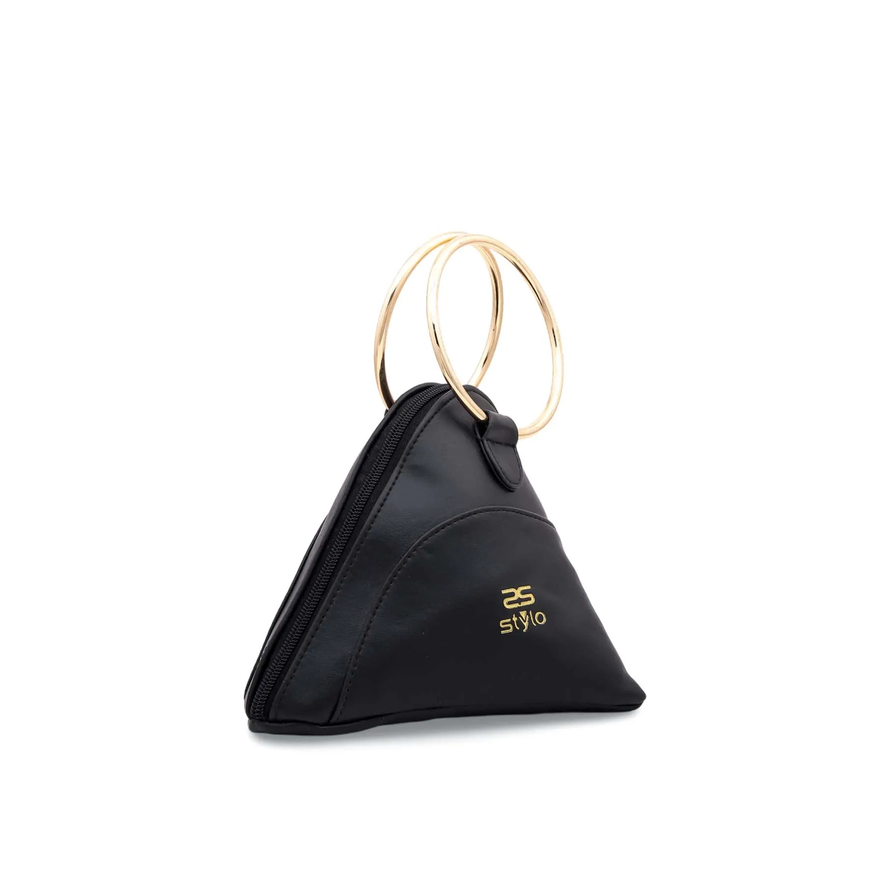 Black Triangle Ring Handle Pouch P92399