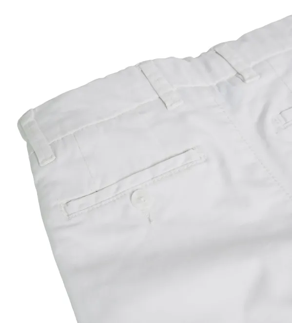 Boboli Pantaloni in raso elasticizzati da bambino 738042 1100 bianco