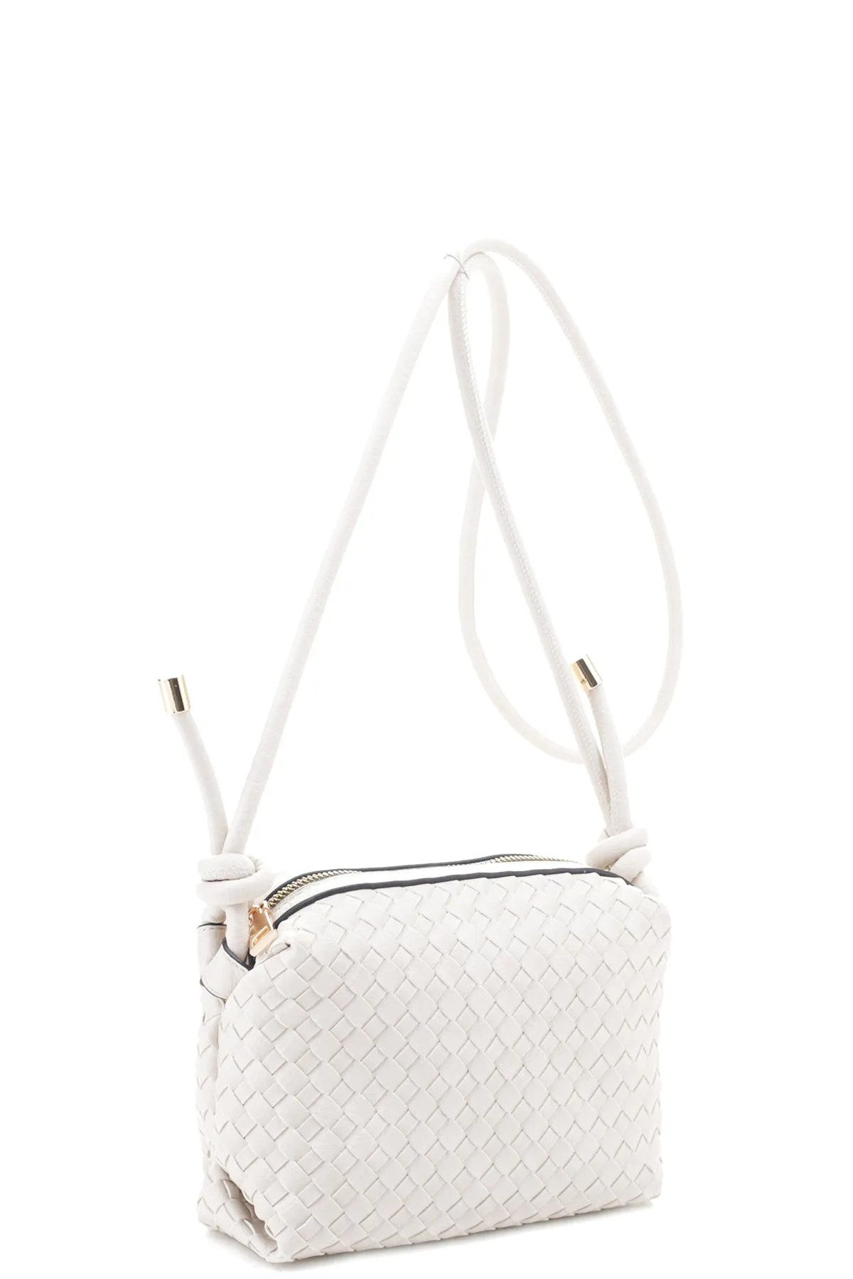 Braid Texture Crossbody Bag