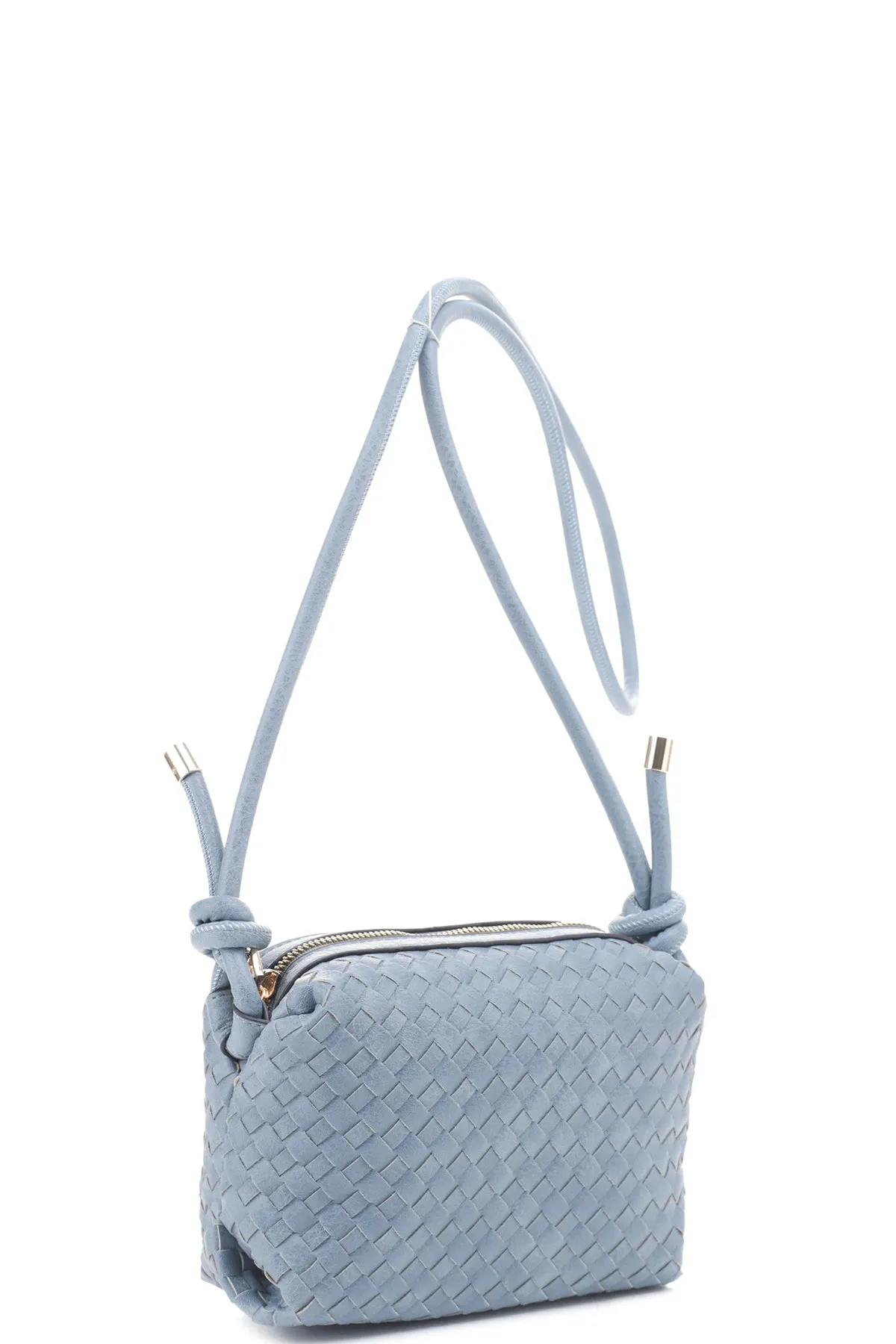 Braid Texture Crossbody Bag