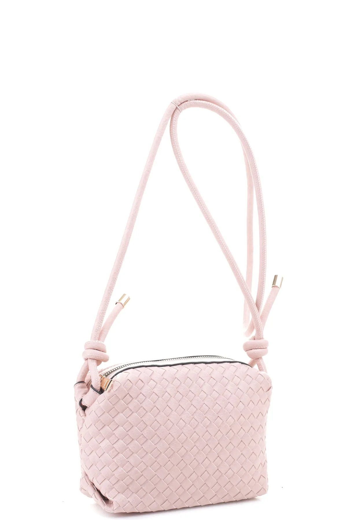 Braid Texture Crossbody Bag