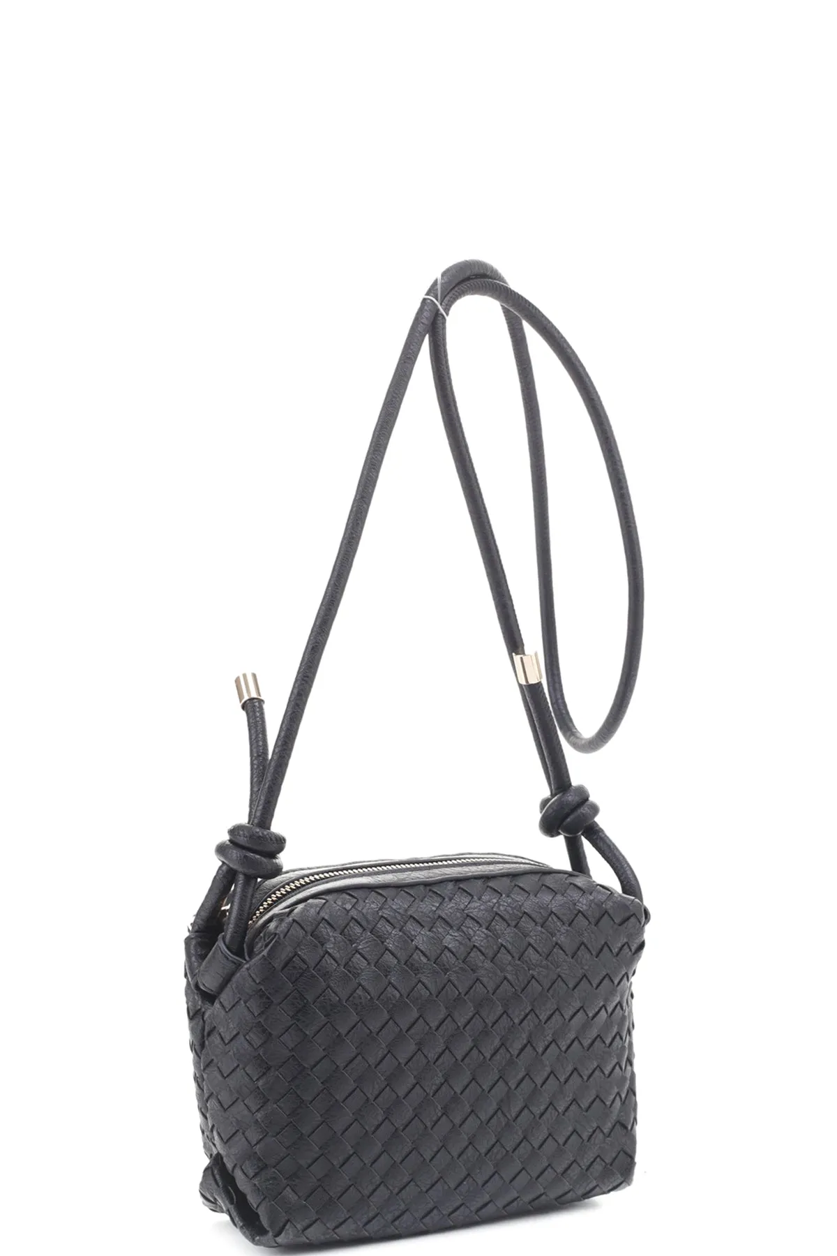 Braid Texture Crossbody Bag