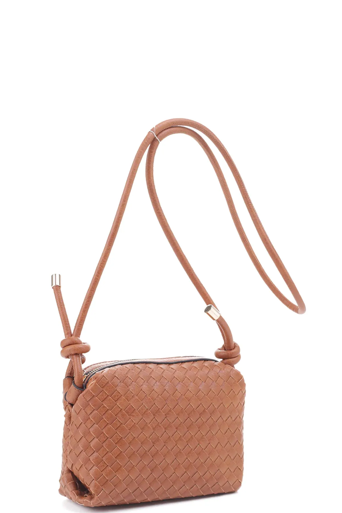 Braid Texture Crossbody Bag