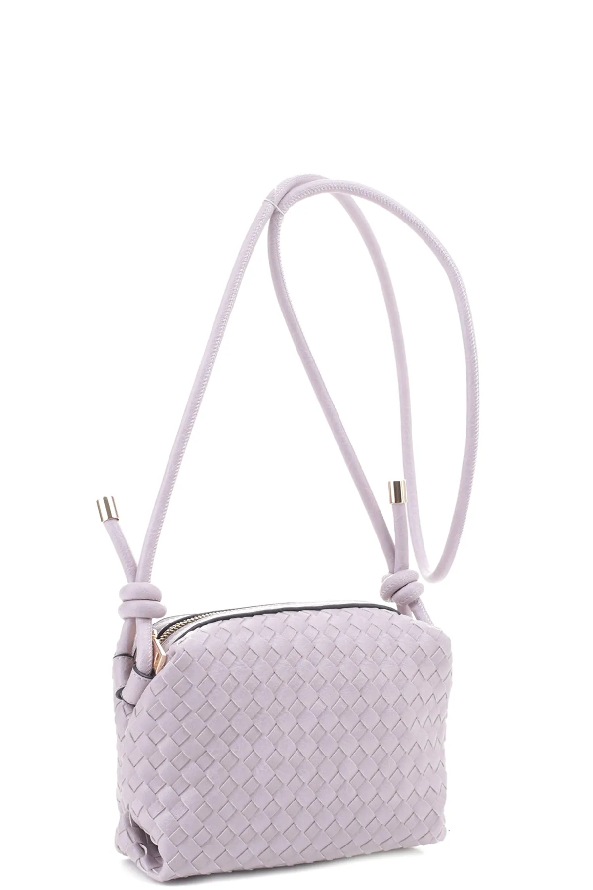 Braid Texture Crossbody Bag