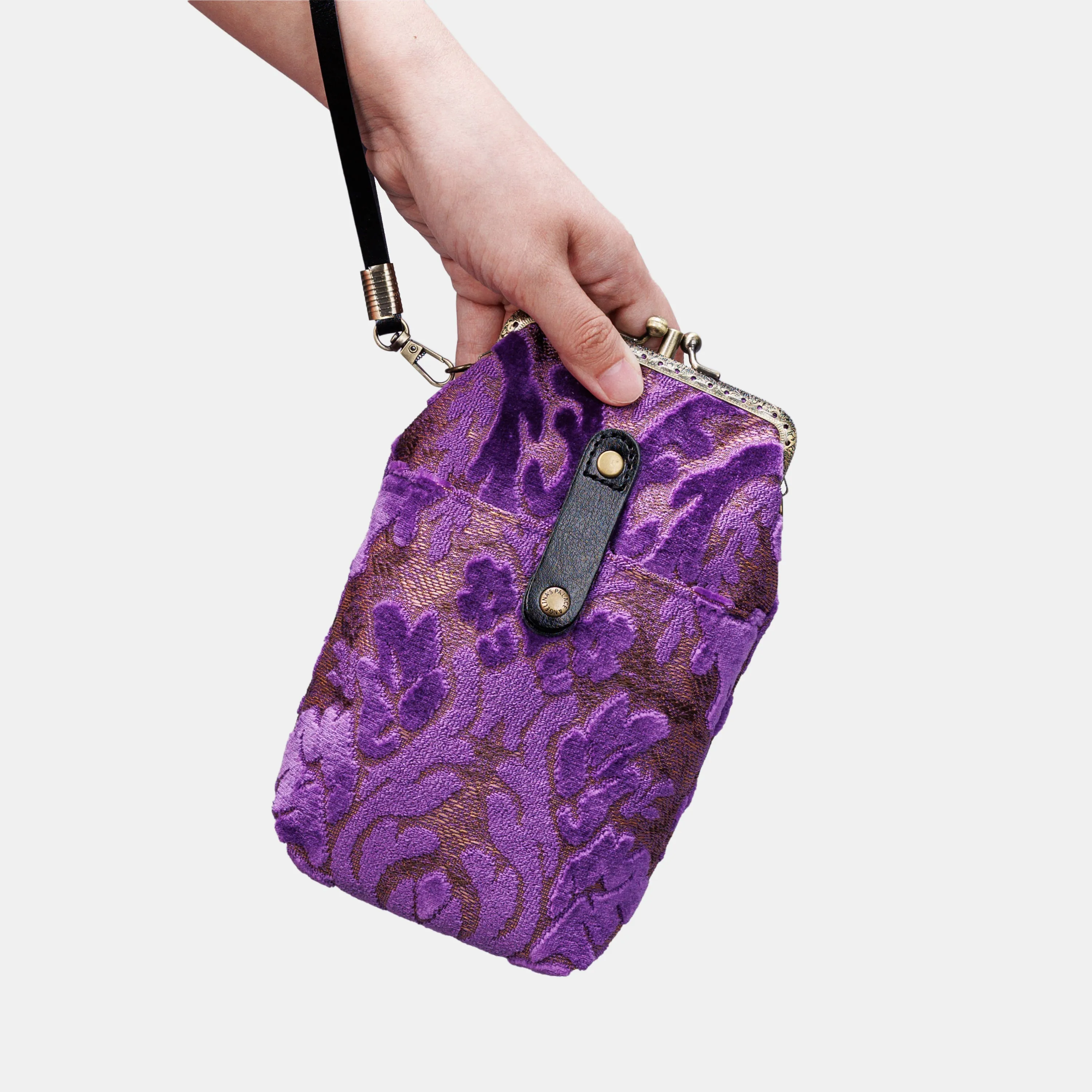 Burnout Velvet Purple Carpet Phone Case