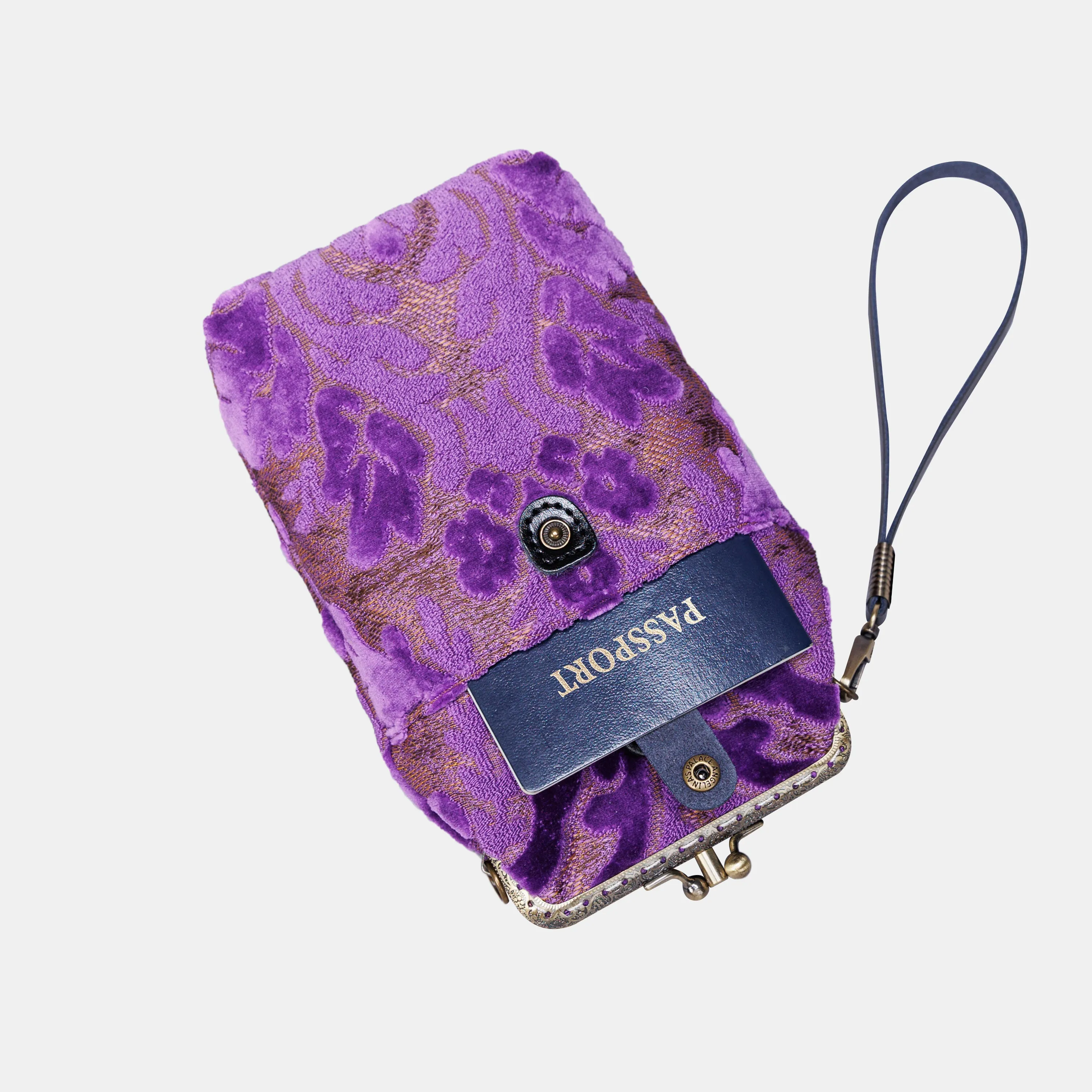 Burnout Velvet Purple Carpet Phone Case