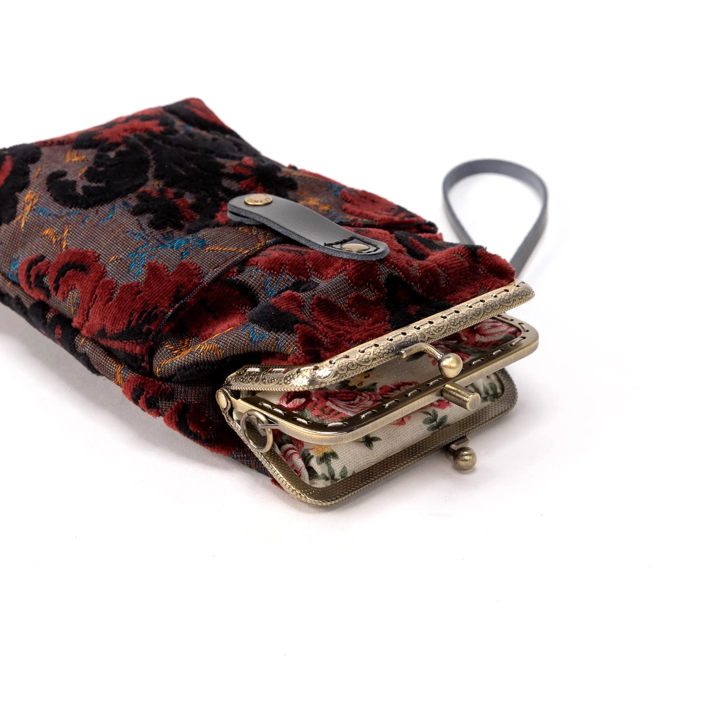 Burnout Velvet Revival Sephia Carpet Phone Case