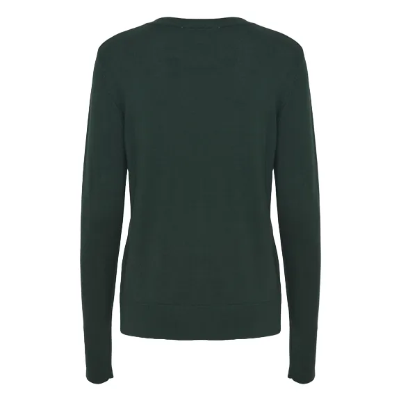 b.young Maglia a maniche lunghe da donna b.young Pimba LS Jumper 20813903 195350 verde