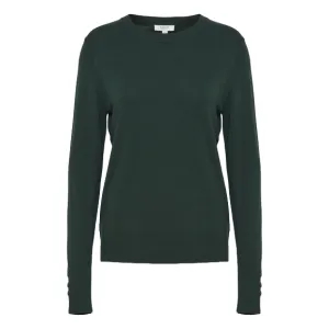 b.young Maglia a maniche lunghe da donna b.young Pimba LS Jumper 20813903 195350 verde