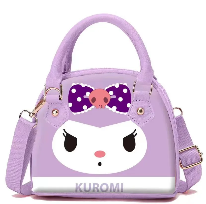 Cartoon Figure with Bow Crossbody Bag